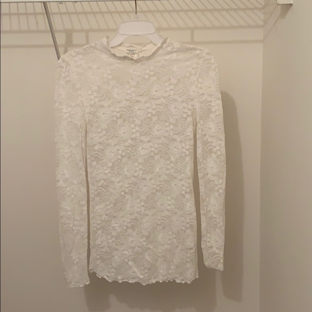 Free People - Lace layering top - size Large